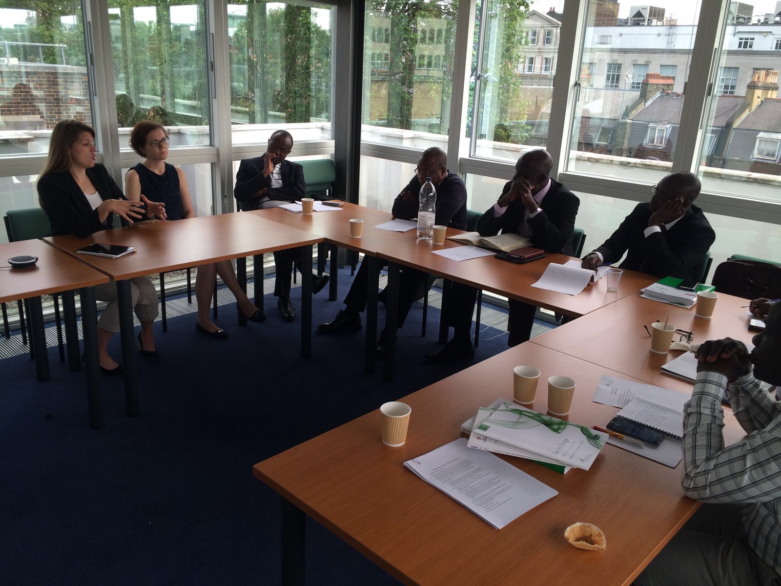 Ghanian government analysts visit the IFS