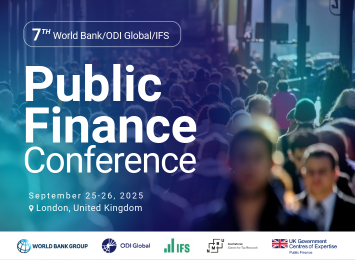 Public Finance conference banner