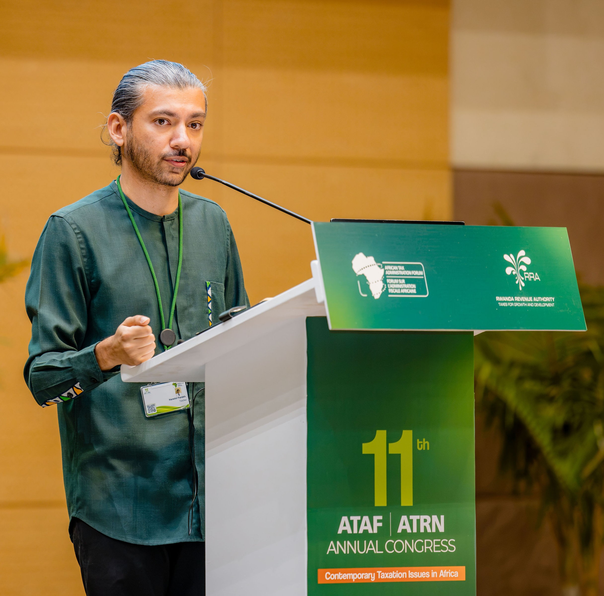 Harshil presenting